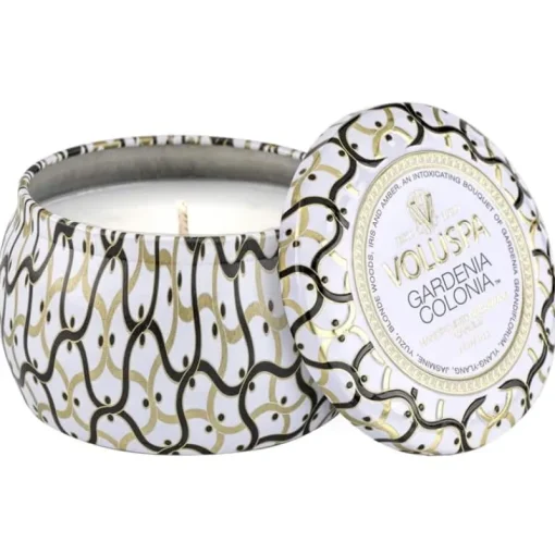 Voluspa Decorative Tin Candle Gardenia Colonia 113g Fashion