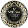 Voluspa Decorative Tin Candle Burning Woods 113g New