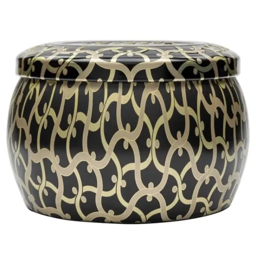 Voluspa Decorative Tin Candle Suede Noir 113g Best