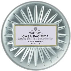 Voluspa Decorative Tin Candle Casa Pacifica 127g New