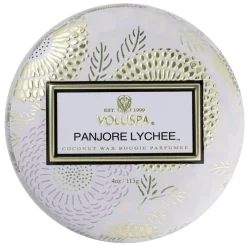 Voluspa Decorative Tin Candle Panjore Lychee 113g Outlet