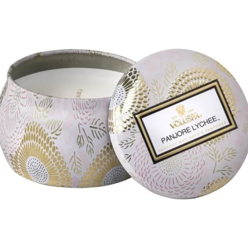 Voluspa Decorative Tin Candle Panjore Lychee 113g Outlet