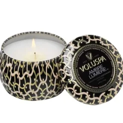 Voluspa Maison Decorative Tin Candle Ambre Lumiere 113g Fashion