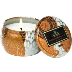 Voluspa Mini Decorative Tin Candle Spiced Pumpkin Latte 113g Discount