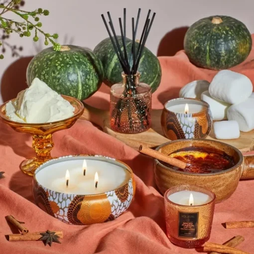 Voluspa Mini Decorative Tin Candle Spiced Pumpkin Latte 113g Discount