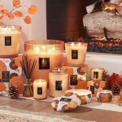 Voluspa Mini Decorative Tin Candle Spiced Pumpkin Latte 113g Discount