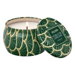 Voluspa Mini Decorative Tin Candle Noble Fir Garland 113g New