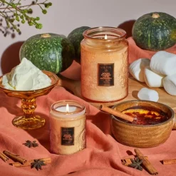 Voluspa Mini Glass Jar Candle With Lid Spiced Pumpkin Latte 156g Sale