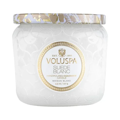 Voluspa Petite Jar Suede Blanc 127g Best