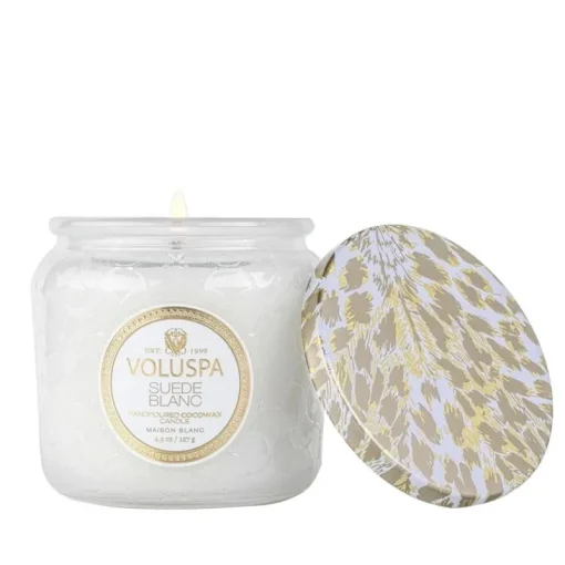 Voluspa Petite Jar Suede Blanc 127g Best
