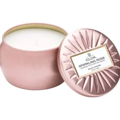 Voluspa Petite Tin Candle Sparkling Rose 127g Hot