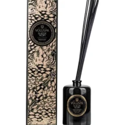 Voluspa Reed Diffuser Suede Noir 177ml New