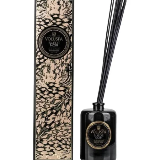 Voluspa Reed Diffuser Suede Noir 177ml New