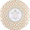 Voluspa 3-Wick Candle Decorative Tin Italian Bellini 340g Fashion