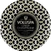 Voluspa 3-Wick Candle Decorative Tin Crisp Champagne 340g Hot