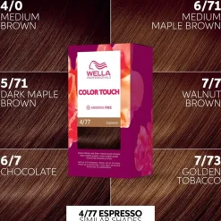 WELLA Color Touch Deep Browns 4/77 Espresso Clearance