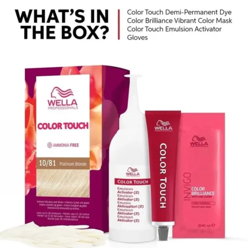 WELLA Color Touch Rich Naturals 8/81 Pearl Blonde Clearance