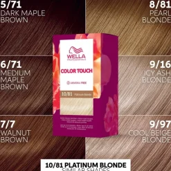 WELLA Color Touch Rich Naturals 10/81 Platinum Blonde Sale