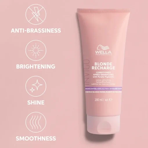 WELLA Professionals Invigo Blonde Recharge Cool Blonde Conditioner 200ml Clearance