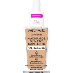 Wet n Wild Bare Focus Niacinamide Skin Tint 32ml – Cream Beige Online