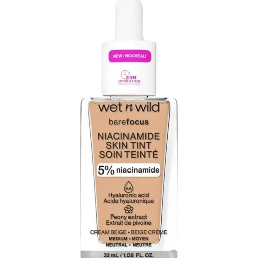Wet n Wild Bare Focus Niacinamide Skin Tint 32ml – Cream Beige Online