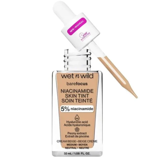 Wet n Wild Bare Focus Niacinamide Skin Tint 32ml – Cream Beige Online