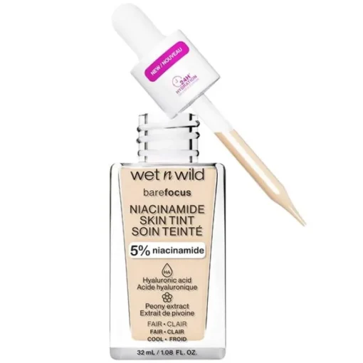 Wet n Wild Bare Focus Niacinamide Skin Tint 32ml – Fair Clearance