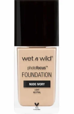 Wet n Wild Photo Focus Foundation Nude Ivory 30ml New