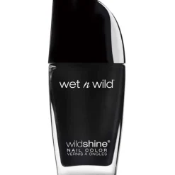 Wet n Wild Wild Shine Nail Color Black Créme Sale