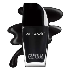 Wet n Wild Wild Shine Nail Color Black Créme Sale