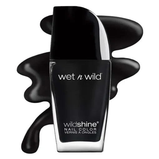 Wet n Wild Wild Shine Nail Color Black Créme Sale