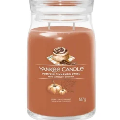 Yankee Candle Signature Large Jar Pumpkin Cinnamon Swirl 567g Online