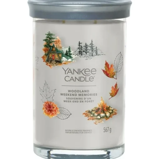 Yankee Candle Signature Large Tumbler Woodland Weekend Memories 567g Discount