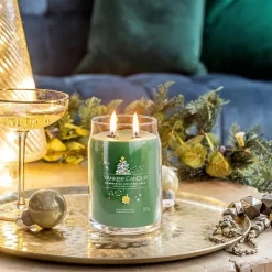 Yankee Candle Signature Large Jar Shimmering Christmas Tree 567g Outlet