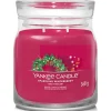 Yankee Candle Signature Medium Jar Sparkling Winterberry 368g New