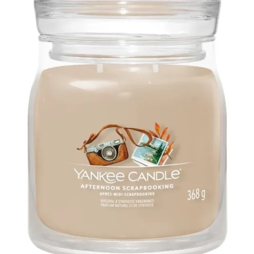 Yankee Candle Signature Medium Jar Afternoon Scrapbooking 368g Best