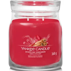 Yankee Candle Signature Medium Jar Sparkling Cinnamon 368g Clearance