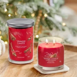 Yankee Candle Signature Medium Jar Sparkling Cinnamon 368g Clearance