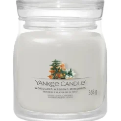Yankee Candle Signature Medium Jar Woodland Weekend Memories 368g Online