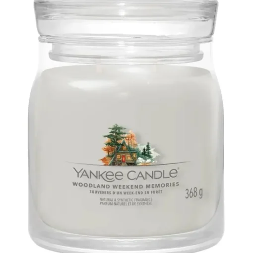 Yankee Candle Signature Medium Jar Woodland Weekend Memories 368g Online