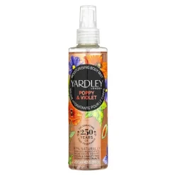 Yardley Body Mist Poppy & Violet 200ml New