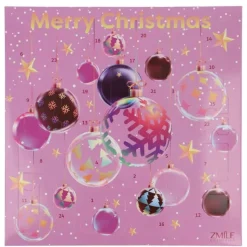 Zmile Cosmetics Advent Calendar 24 Windows Square ‘3D Christmas balls’ Best