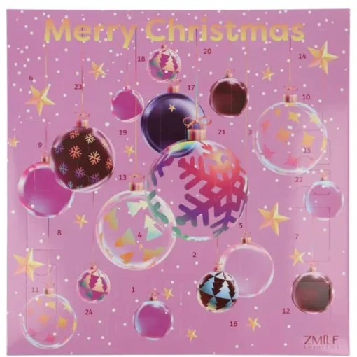 Zmile Cosmetics Advent Calendar 24 Windows Square ‘3D Christmas balls’ Best