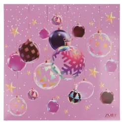 Zmile Cosmetics Advent Calendar 24 Windows Square ‘3D Christmas balls’ Best