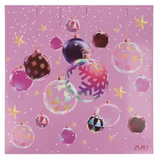 Zmile Cosmetics Advent Calendar 24 Windows Square ‘3D Christmas balls’ Best